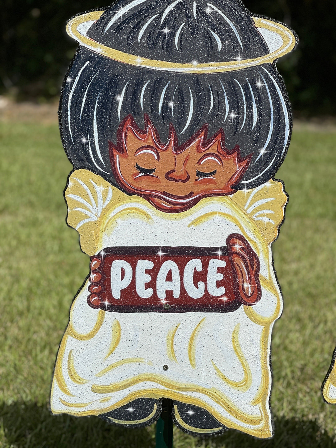 Christmas Peace on Earth Angels Yard Art Decor