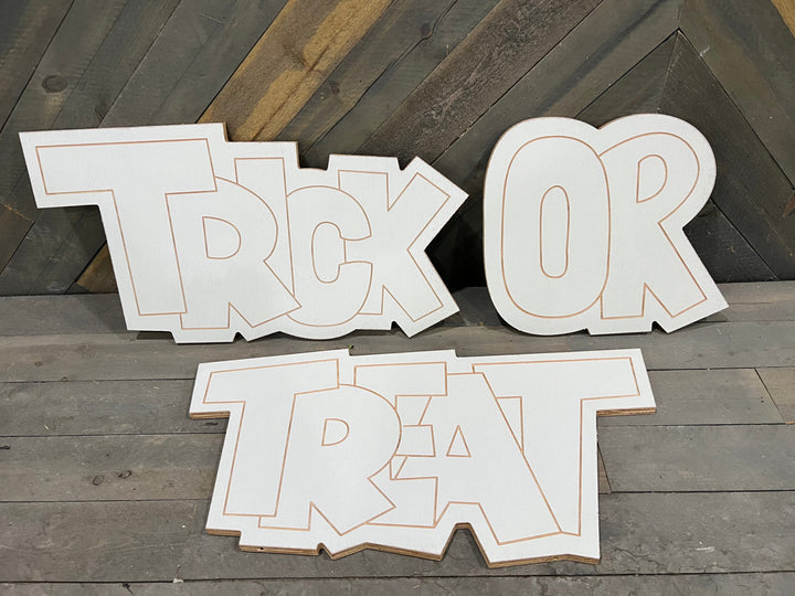 Trick or Treat DIY Blank Yard Art