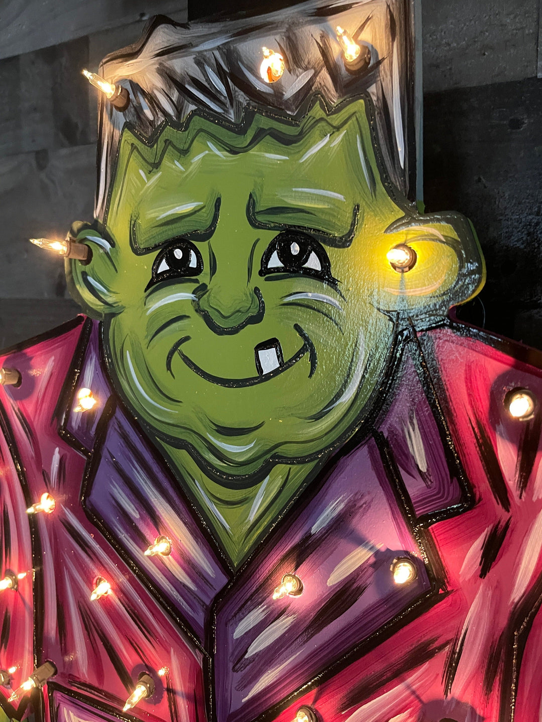 Lighted Frankenstein Porch Greeter