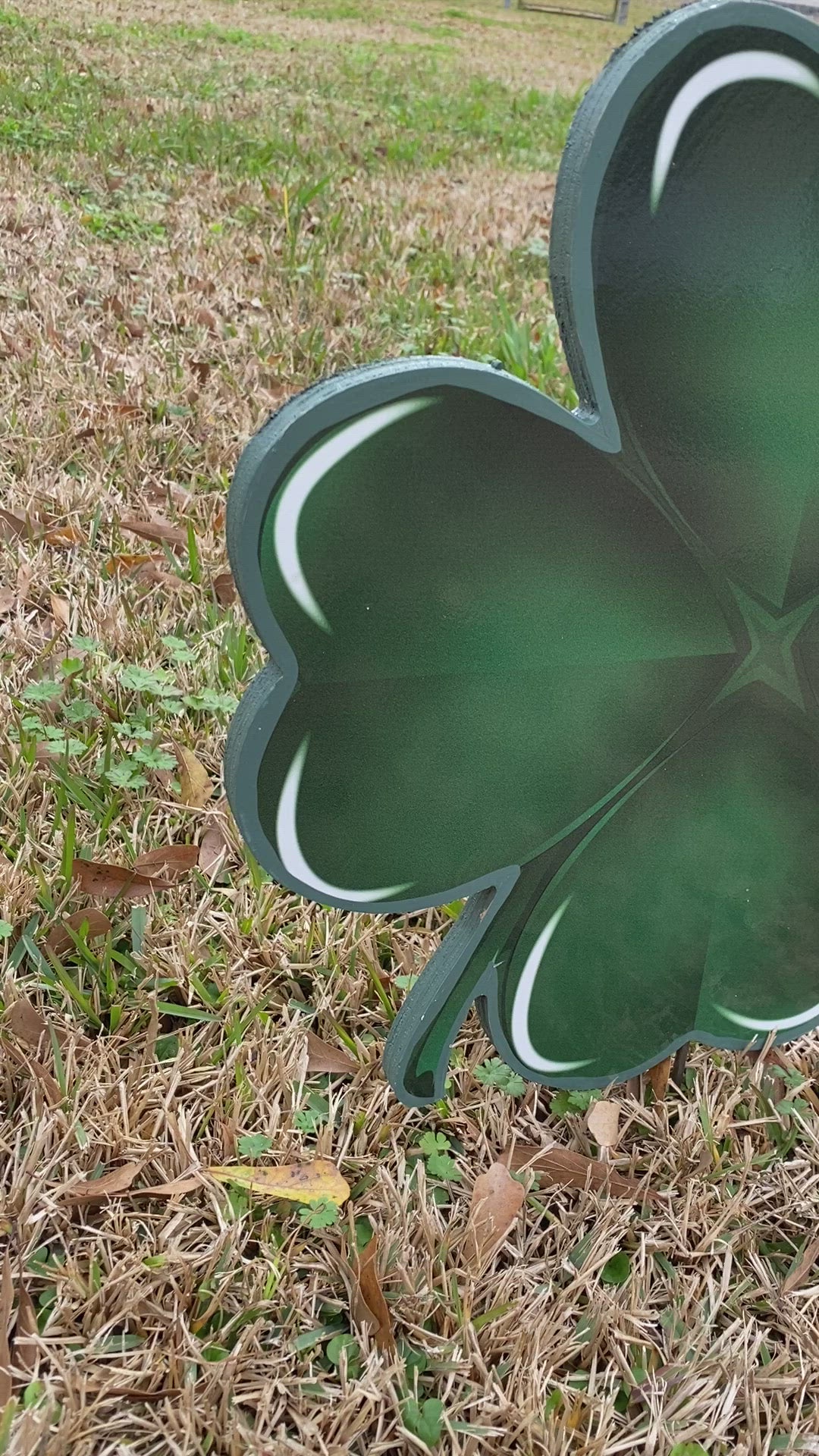 St. Patrick's Day Yard Art