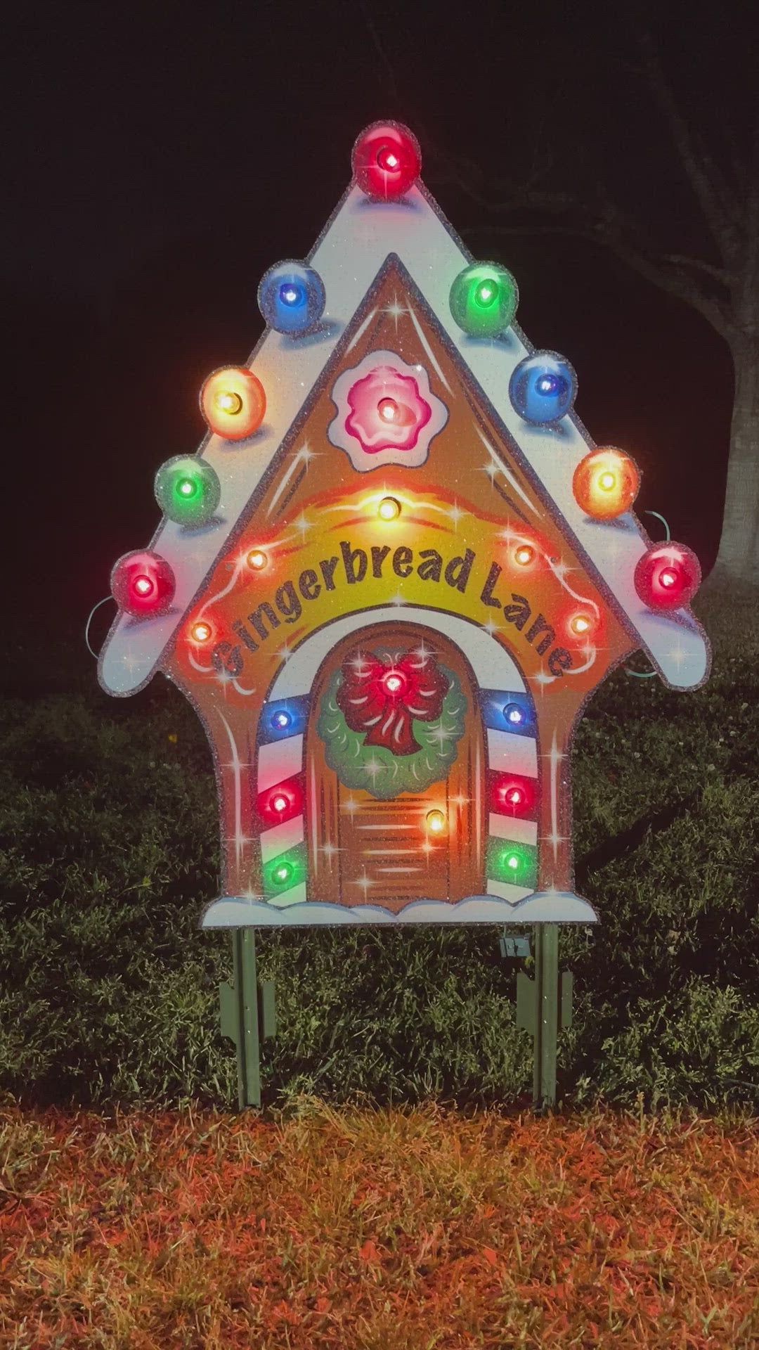 Gingerbread Christmas Outdoor Decoration