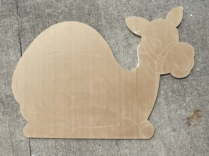 Christmas Yard Art Nativity Camel Blank Ready to be painted by you
