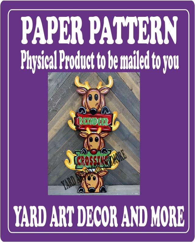 Christmas Tradition North Pole Totem Pole Yard Art Paper Pattern