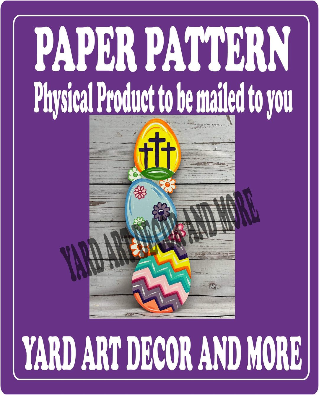 Easter Egg Paper Pattern