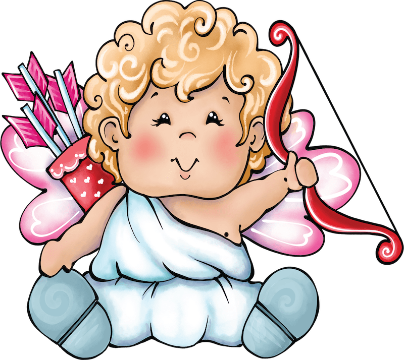 Valentines Cupid with A Bow and Arrows Yard Sign