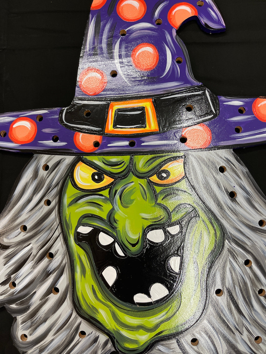 Lighted Witch Face Porch Greeter Blank Painted by you!