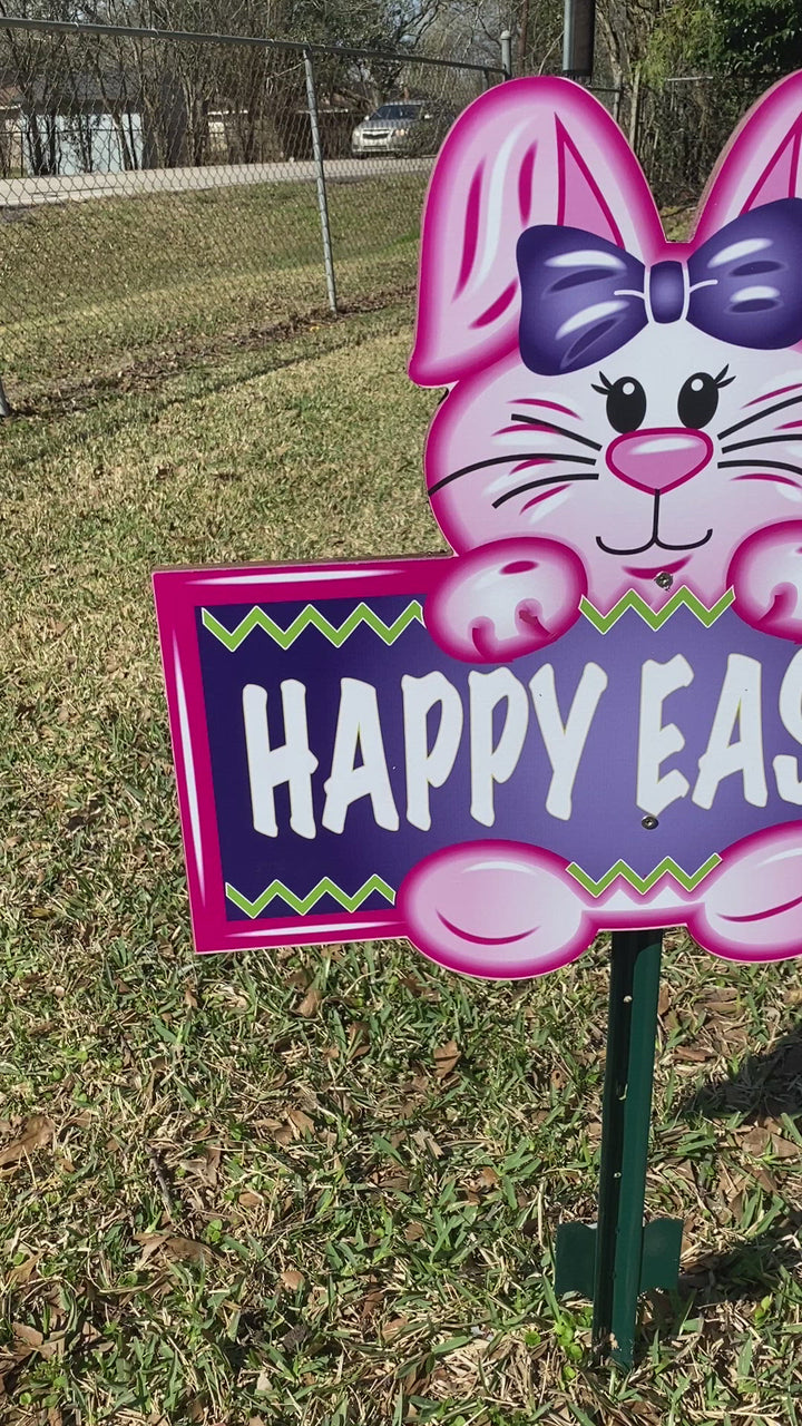 Easter yard art