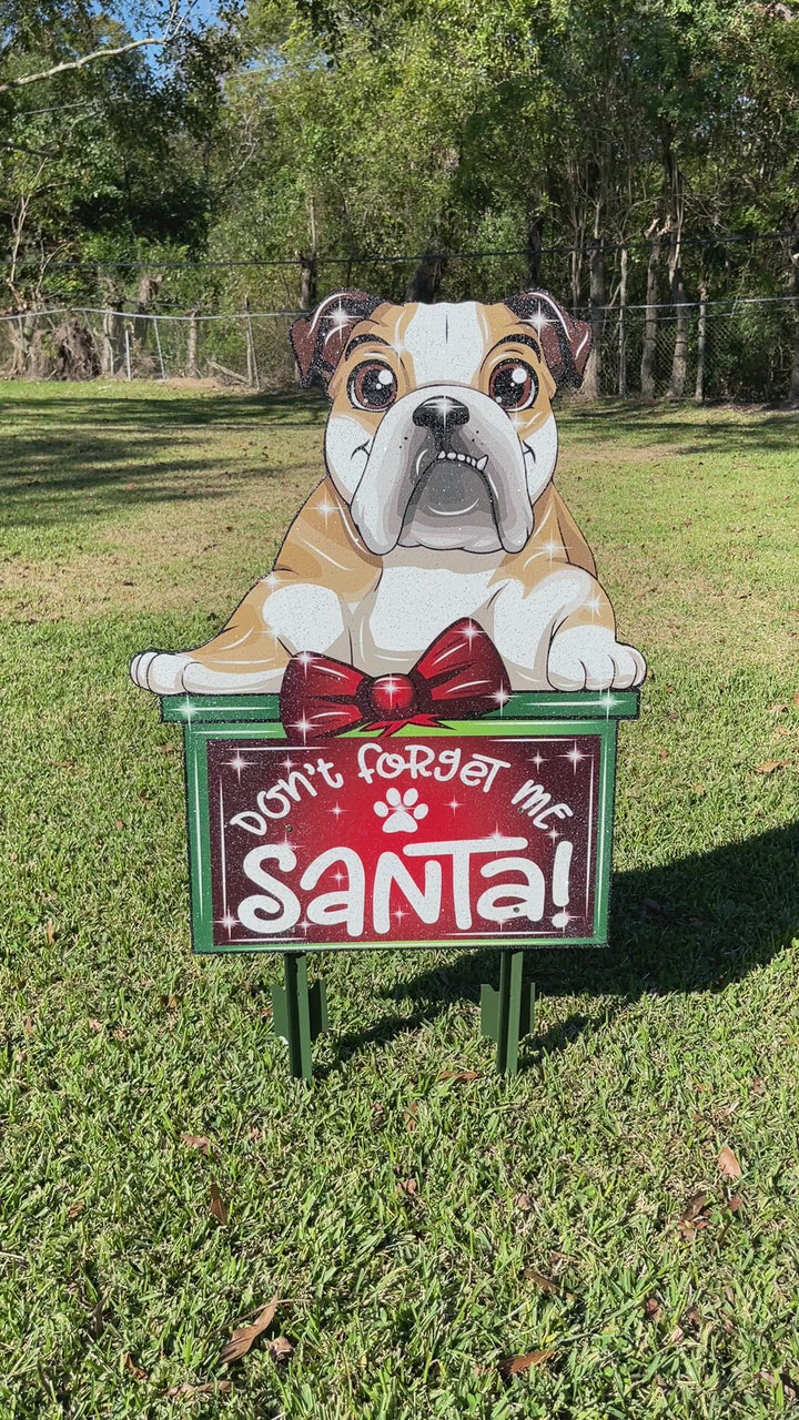 Christmas Dog Outdoor Decoration