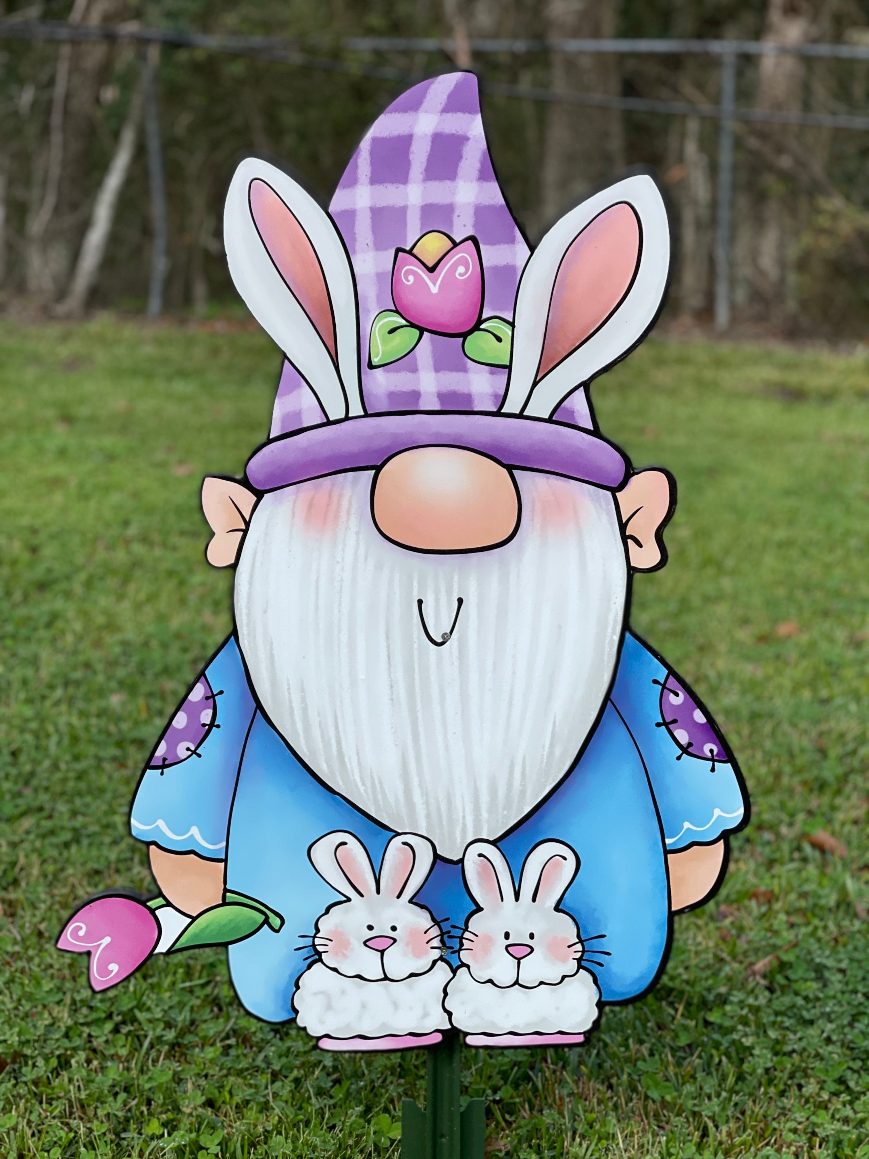 Easter Gnomes Yard Art Decor and More LLC