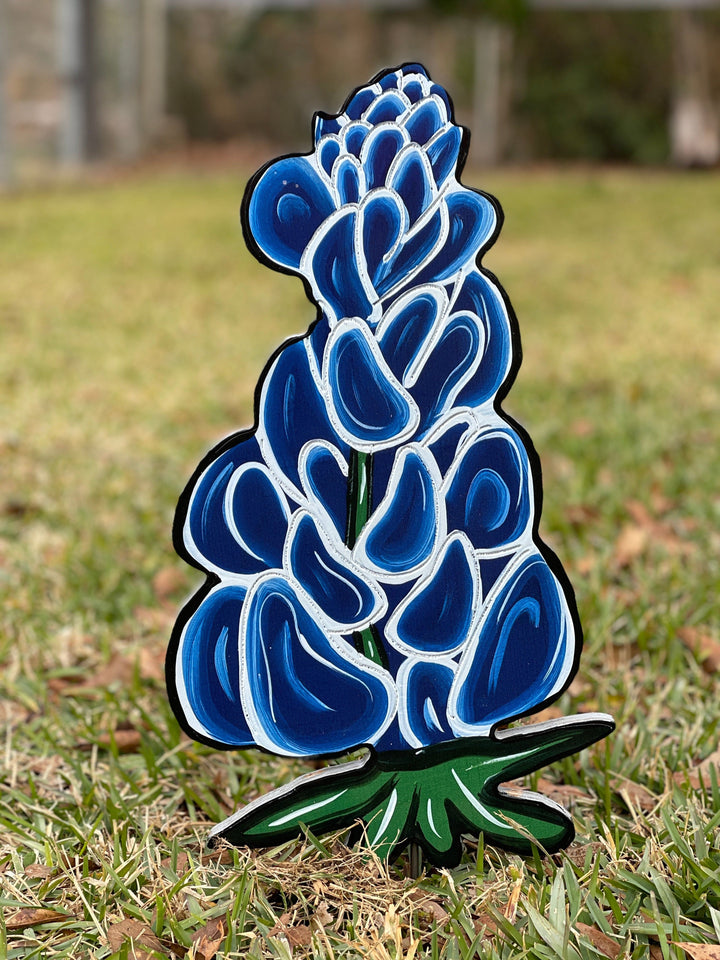 Blue Bonnet #2 Spring Summer Yard Art