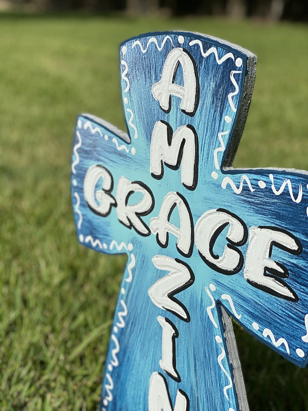 Amazing Grace Cross Decor