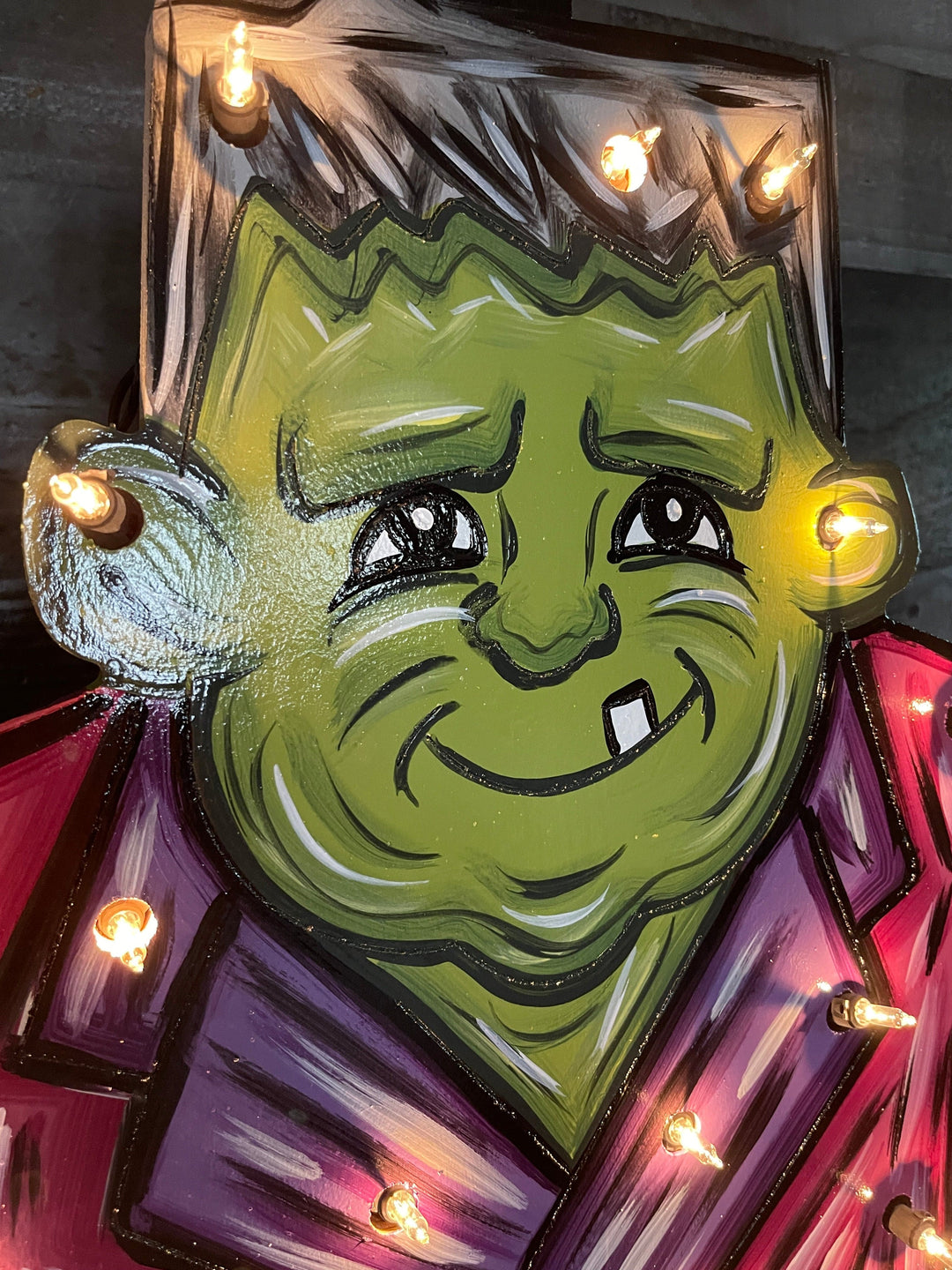 Lighted Frankenstein Porch Greeter