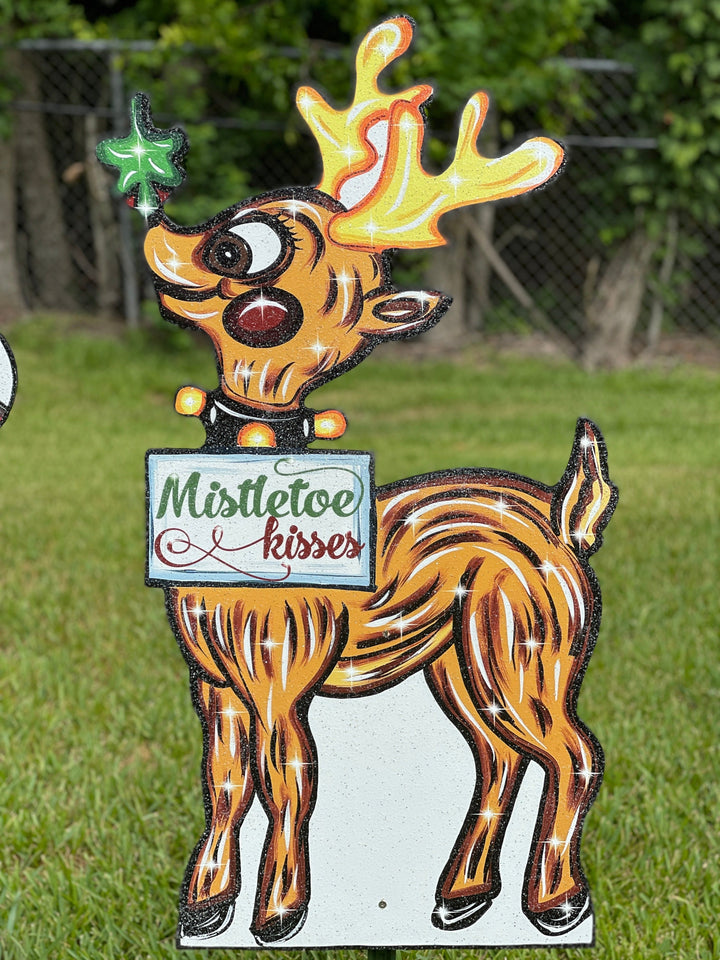 Christmas Reindeer Yard Decor