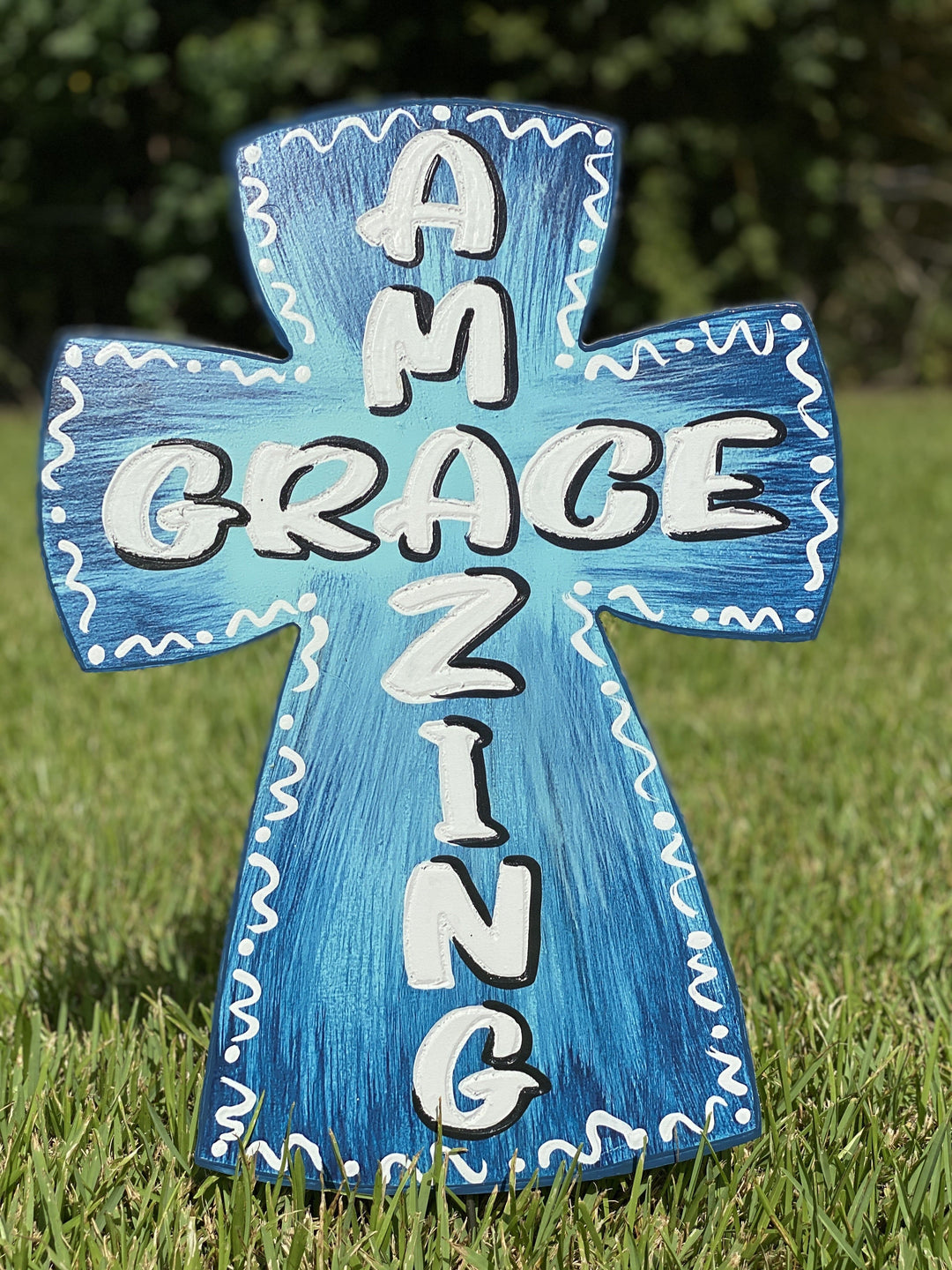 Amazing Grace Cross Decor