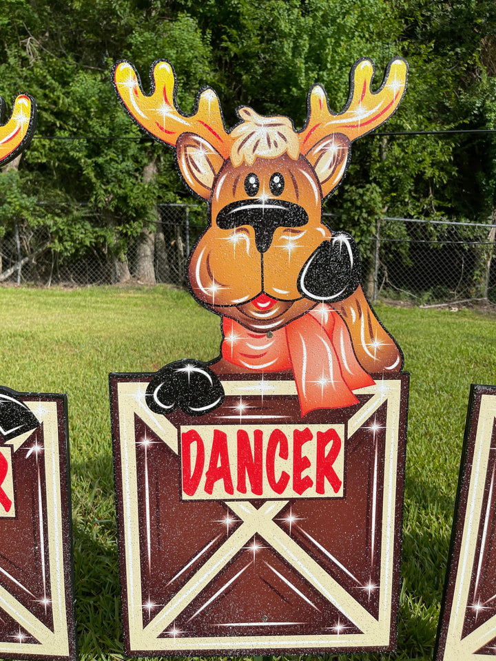 Christmas Reindeer Outdoor Display Decor