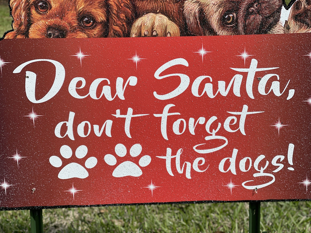 Christmas Dog Outdoor Decoration