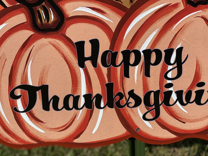 Outdoor Thanksgiving Yard Sign