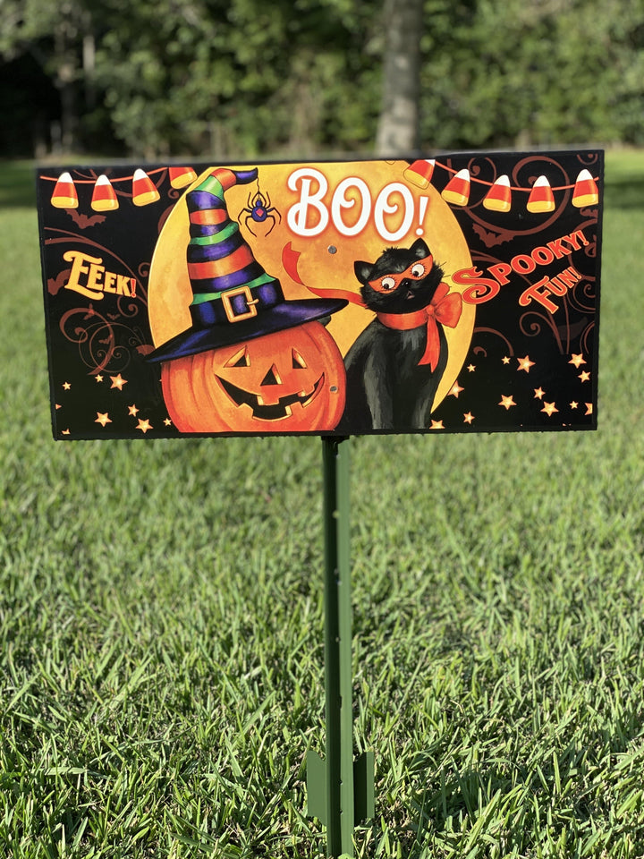 Wooden Halloween Sign