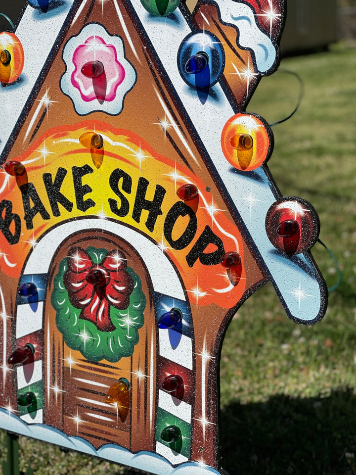 Bake Shop Gingerbread Christmas Outdoor Decoration