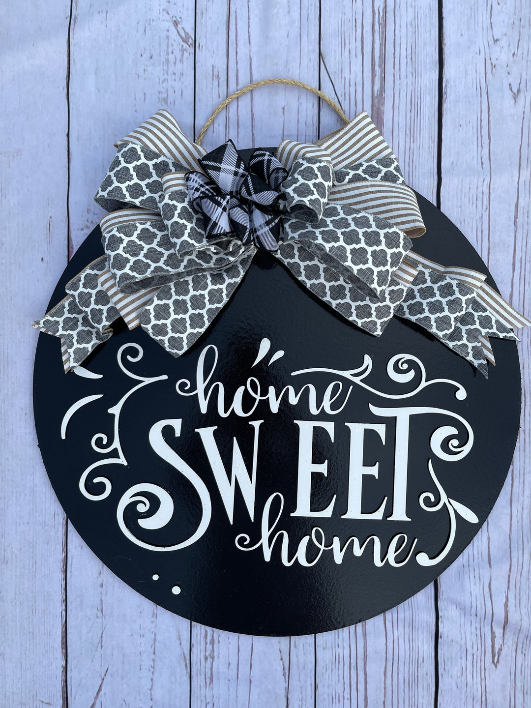 Home Sweet Home Door Hanger Blank DIY Decoration