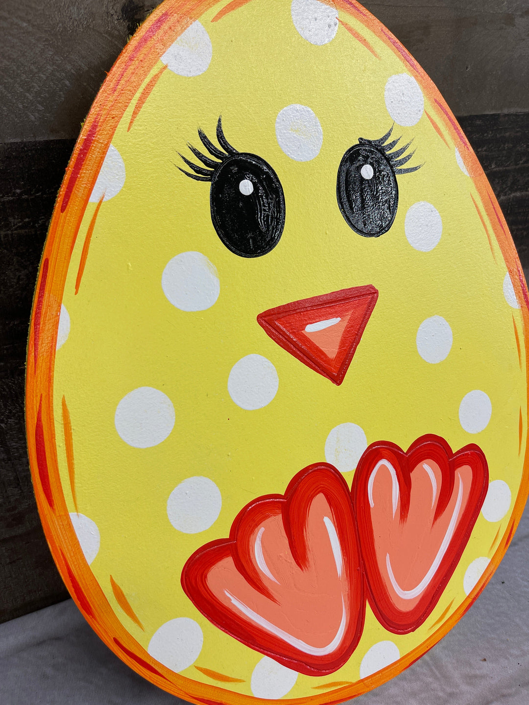 Easter Egg Chick Yard Sign