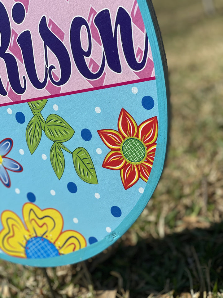 Easter yard art