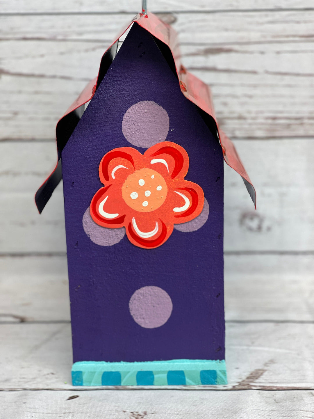 3D Purple Bird House