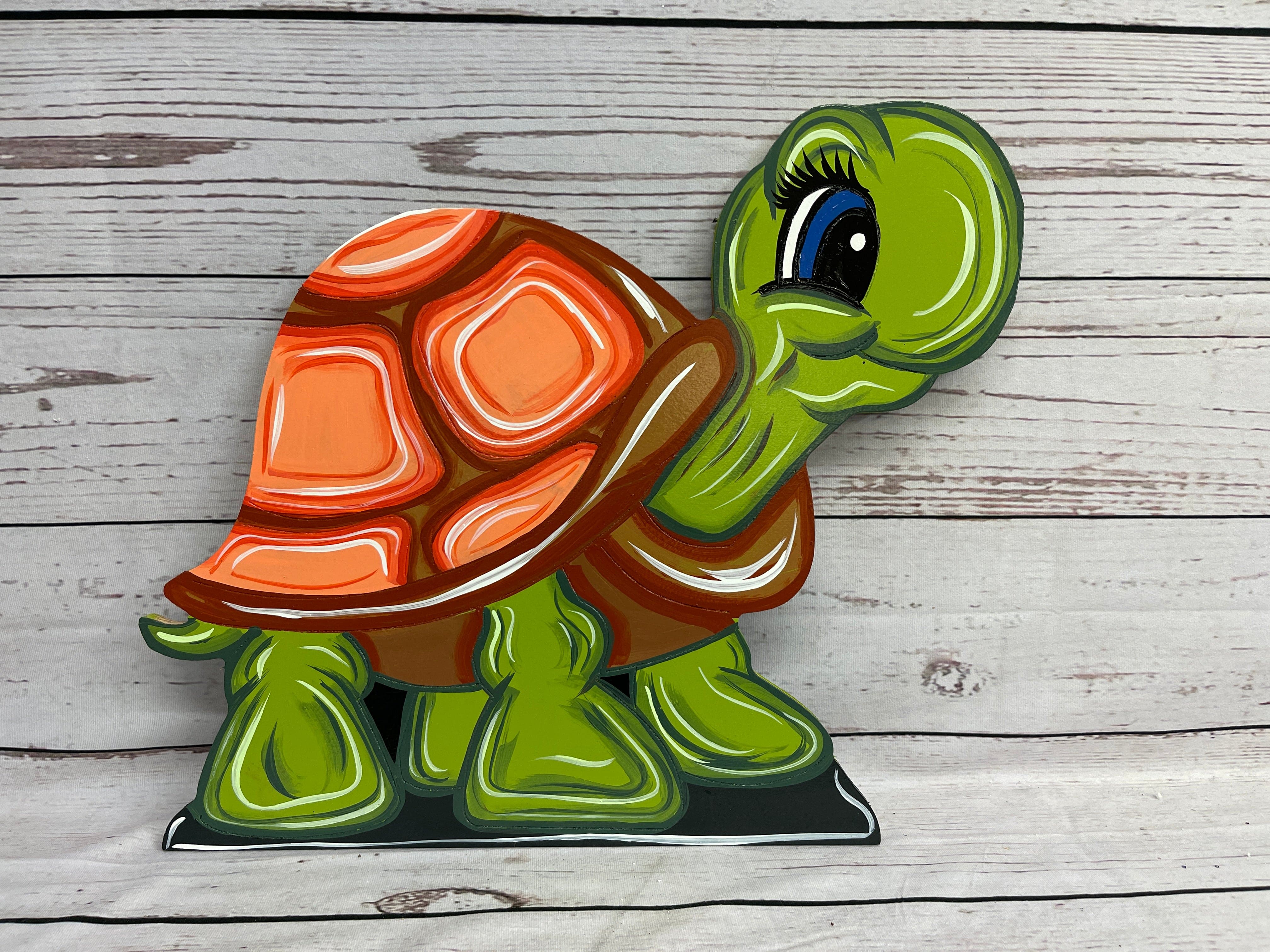 Colorful Turtle DIY Blank Ready To Be Painted By You Yard Art