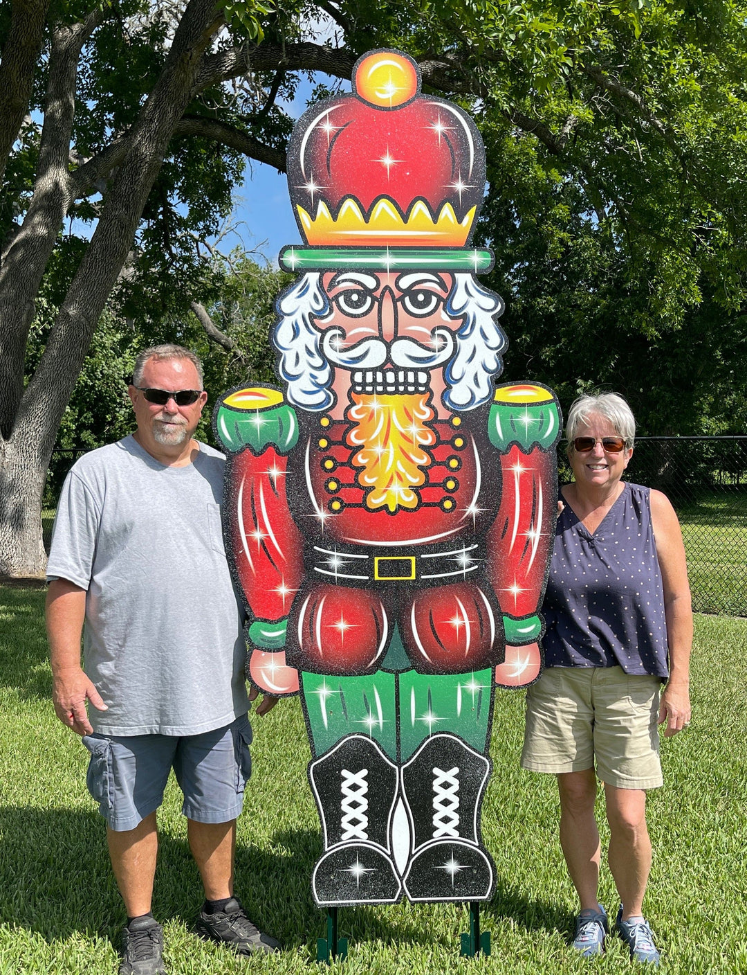 Nutcracker Christmas Yard Art Available in 4 Sizes