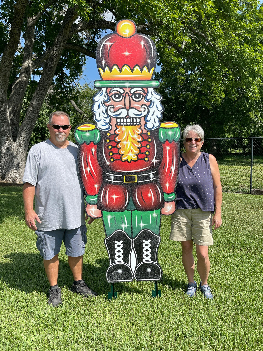 Nutcracker Christmas Yard Art Available in 4 Sizes