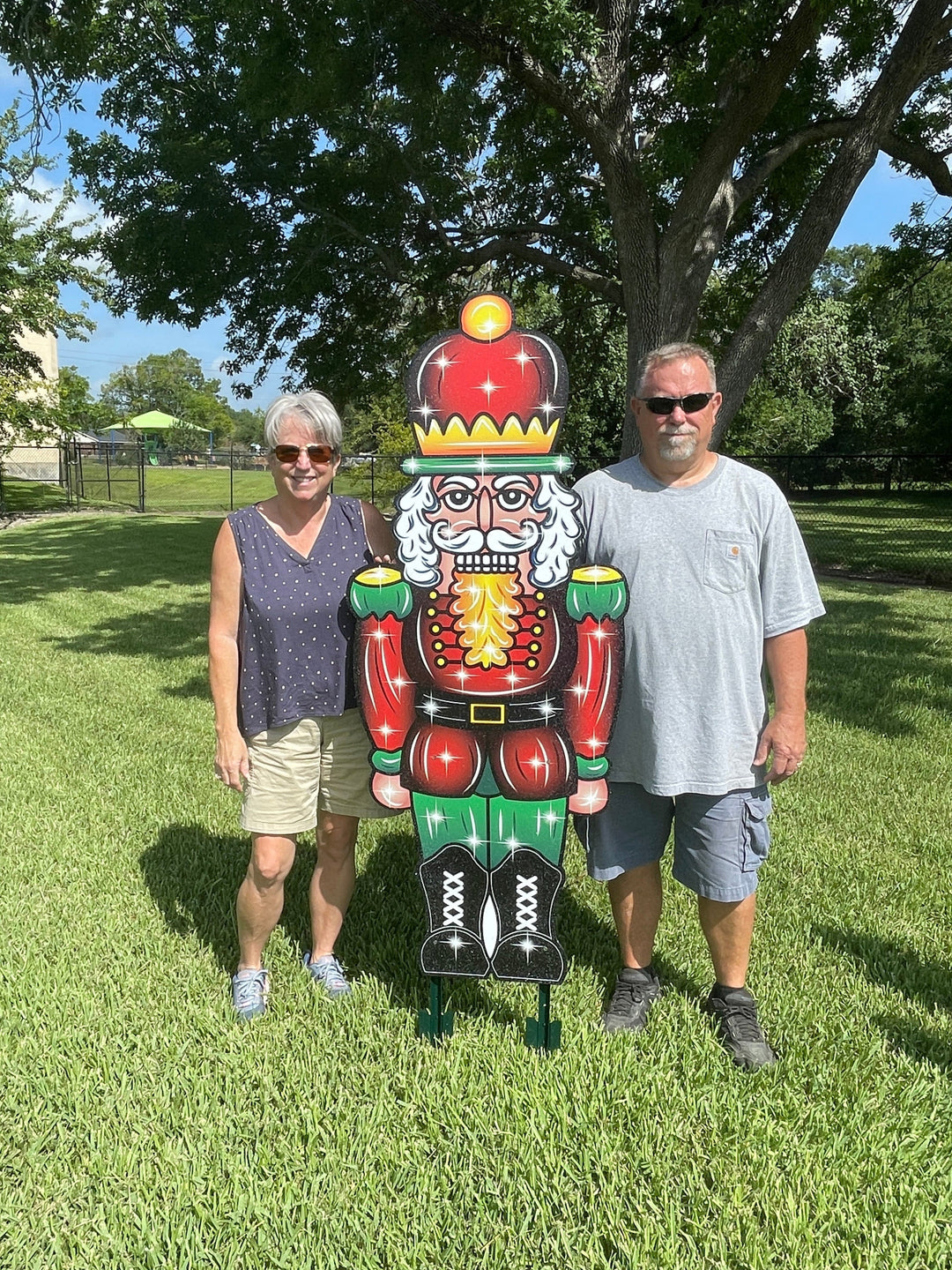 Nutcracker Christmas Yard Art Available in 4 Sizes