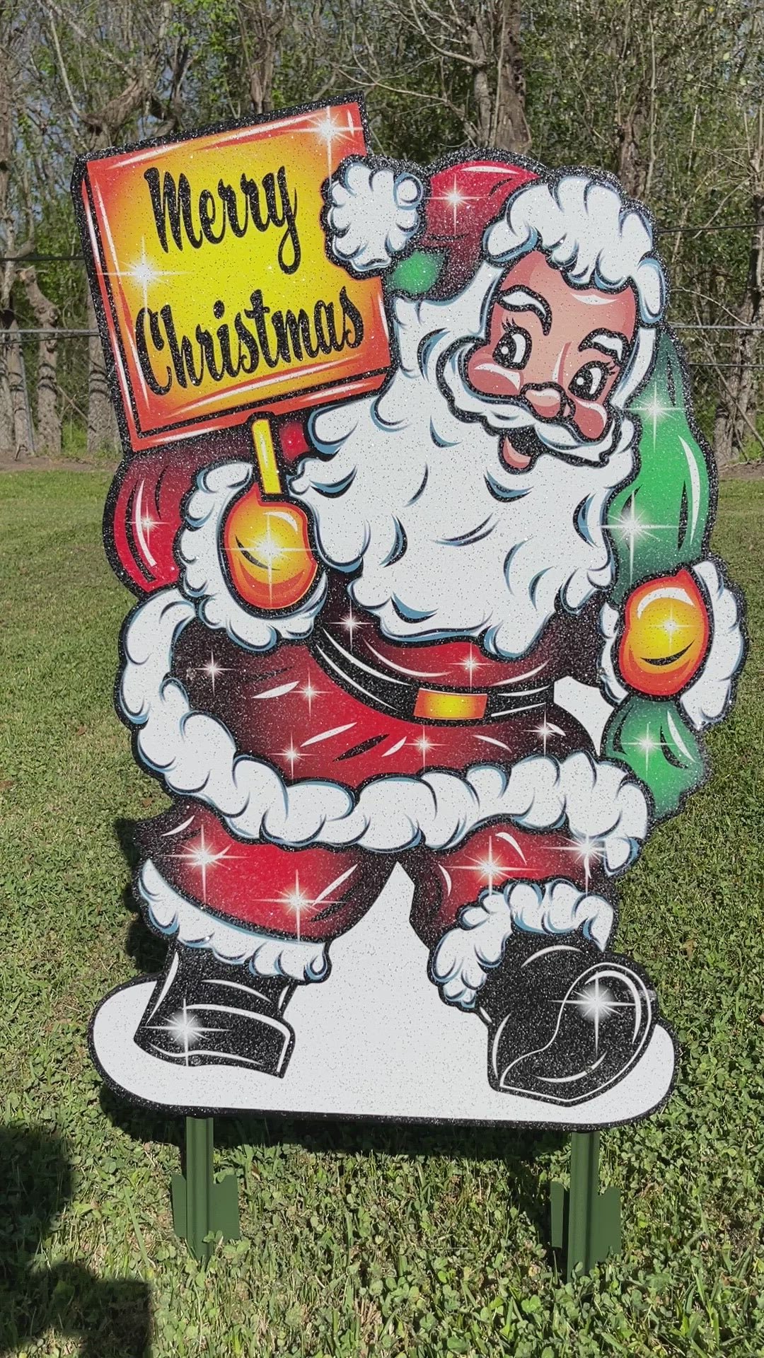 Christmas Santa Claus Outdoor Decor