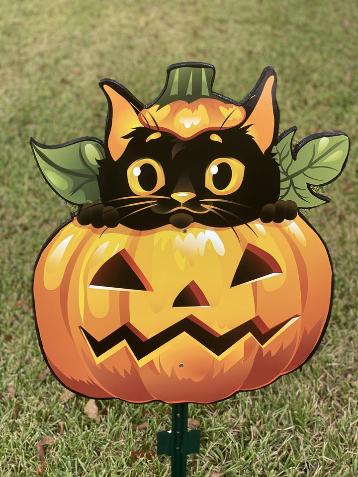 Halloween Black Cat Decor