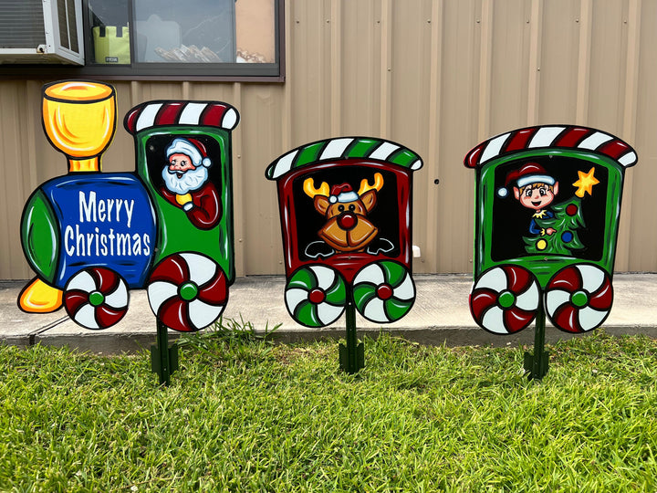 Christmas 3 PC Train DIY Christmas Blank